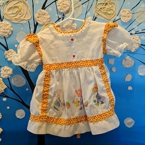 Vintage 70's girl dress size 18-24 month